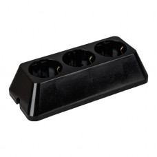 Πολύπριζο 3 Θέσεων Χωρίς Καλώδιο Μαύρο 192218